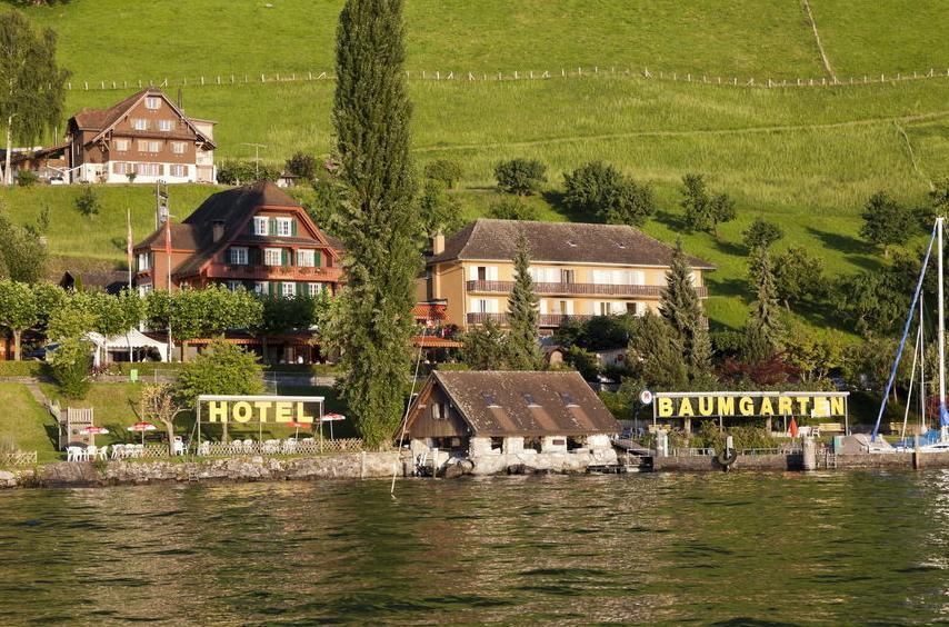 Gastehaus Baumgarten Hotel Kehrsiten Exterior photo